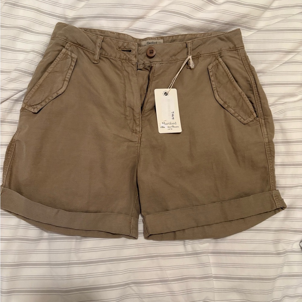 Hartford Women's Tan Cargo Shorts